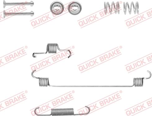 QUICK BRAKE 105-0018-1L - Комплектуючі, барабанний гальмівний механізм autozip.com.ua