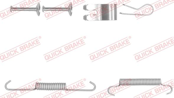 QUICK BRAKE 105-0013-1 - Комплектуючі, гальмівна система autozip.com.ua