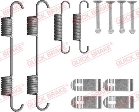 QUICK BRAKE 105-0078 - Комплектуючі, гальмівна система autozip.com.ua