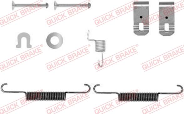 QUICK BRAKE 105-0895-1 - Комплектуючі, гальмівна система autozip.com.ua