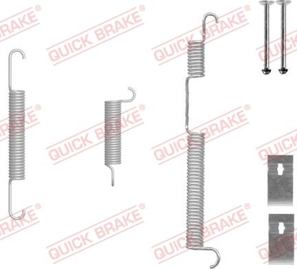 QUICK BRAKE 105-0844-1 - Комплектуючі, барабанний гальмівний механізм autozip.com.ua