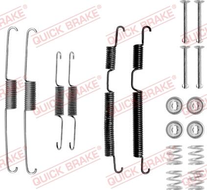 QUICK BRAKE 105-0813 - Комплектуючі, барабанний гальмівний механізм autozip.com.ua