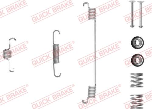 QUICK BRAKE 10508891R - Комплектуючі, барабанний гальмівний механізм autozip.com.ua