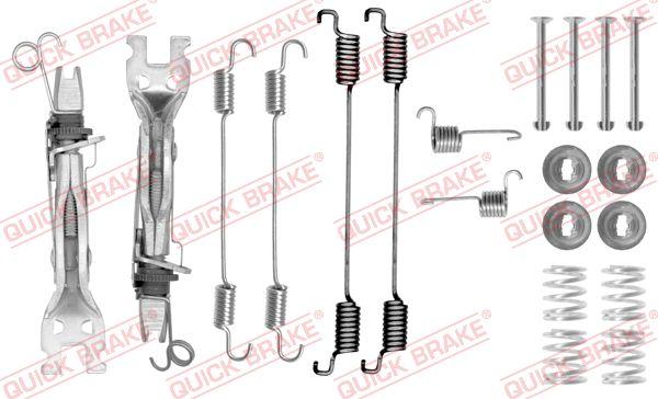 QUICK BRAKE 105-0750S - Комплектуючі, барабанний гальмівний механізм autozip.com.ua
