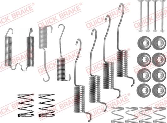 QUICK BRAKE 105-0776 - Комплектуючі, барабанний гальмівний механізм autozip.com.ua