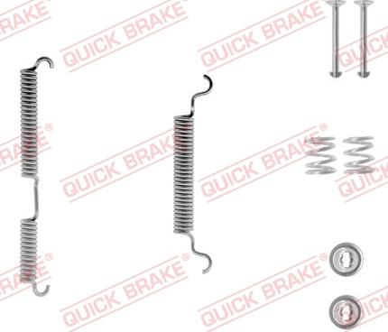 QUICK BRAKE 105-1901-1 - Комплектуючі, барабанний гальмівний механізм autozip.com.ua