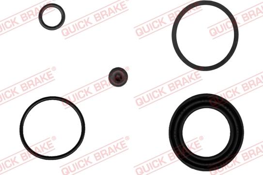 QUICK BRAKE 114-0158 - Ремкомплект, гальмівний супорт autozip.com.ua