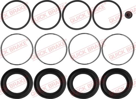 QUICK BRAKE 114-0274 - Ремкомплект, гальмівний супорт autozip.com.ua