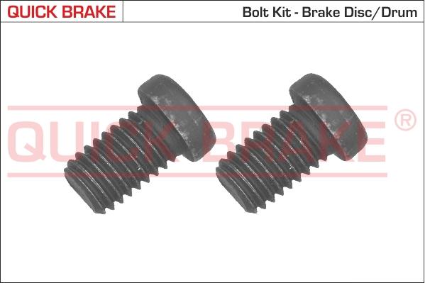 QUICK BRAKE 11668K - Комплект болтів, гальмівний диск autozip.com.ua