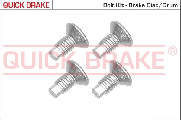 QUICK BRAKE 11663K - Комплект болтів, гальмівний диск autozip.com.ua