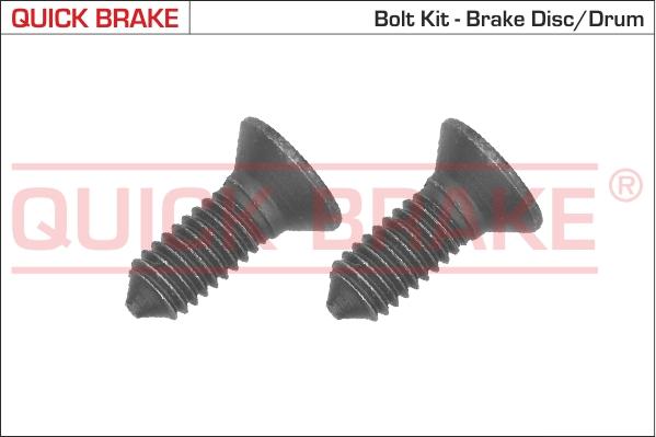 QUICK BRAKE 11667K - Болт, диск гальмівного механізму autozip.com.ua