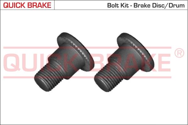 QUICK BRAKE 11679K - Комплект болтів, гальмівний диск autozip.com.ua