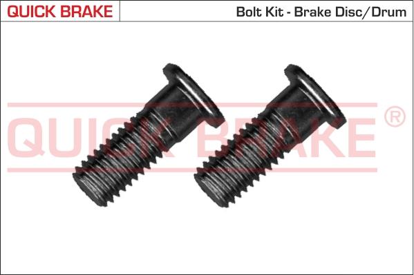 QUICK BRAKE 11675K - Комплект болтів, гальмівний диск autozip.com.ua