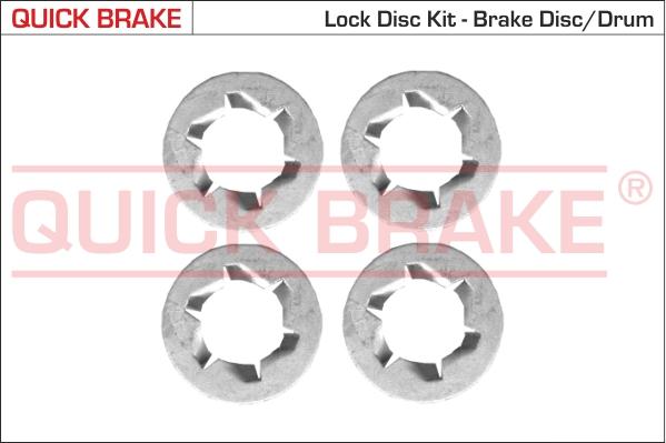 QUICK BRAKE 11673K - Комплект болтів, гальмівний диск autozip.com.ua