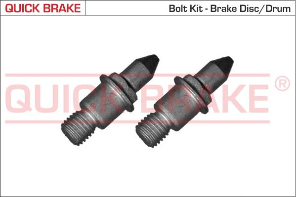 QUICK BRAKE 11677K - Комплект болтів, гальмівний диск autozip.com.ua