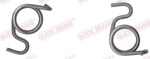 QUICK BRAKE 113-0511 - Ремкомплект, вал гальмо гальмівної (гальмівний супорт) autozip.com.ua