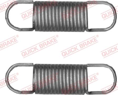 QUICK BRAKE 113-0523 - Ремкомплект, вал гальмо гальмівної (гальмівний супорт) autozip.com.ua