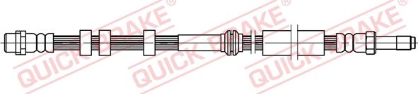 QUICK BRAKE 32.209 - Гальмівний шланг autozip.com.ua