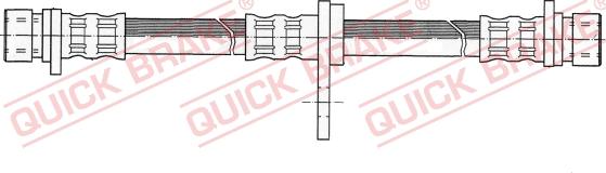 QUICK BRAKE 22.909 - Гальмівний шланг autozip.com.ua