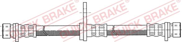 QUICK BRAKE 22.907 - Гальмівний шланг autozip.com.ua