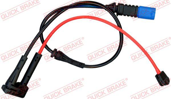 QUICK BRAKE WS 0499 A - Сигналізатор, знос гальмівних колодок autozip.com.ua