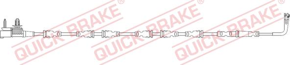 QUICK BRAKE WS 0444 A - Сигналізатор, знос гальмівних колодок autozip.com.ua