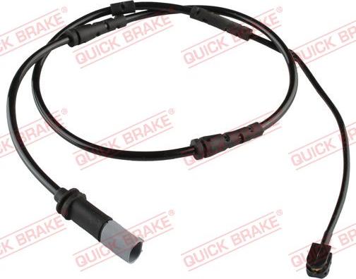 QUICK BRAKE WS 0455 A - Сигналізатор, знос гальмівних колодок autozip.com.ua