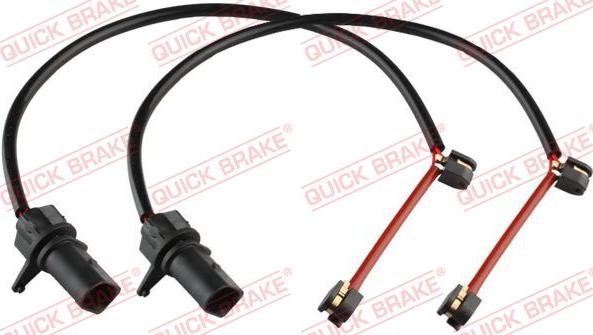 QUICK BRAKE WS 0460 A - Сигналізатор, знос гальмівних колодок autozip.com.ua