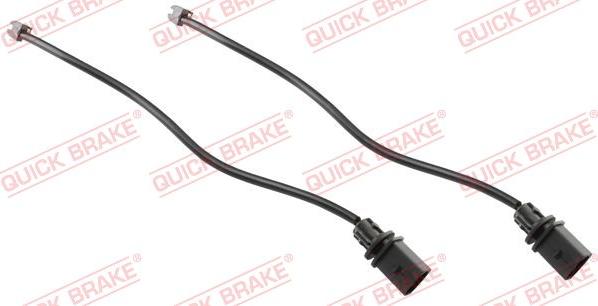 QUICK BRAKE WS 0400 A - Сигналізатор, знос гальмівних колодок autozip.com.ua