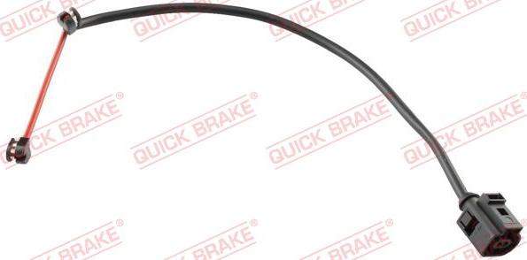 QUICK BRAKE WS 0411 B - Сигналізатор, знос гальмівних колодок autozip.com.ua