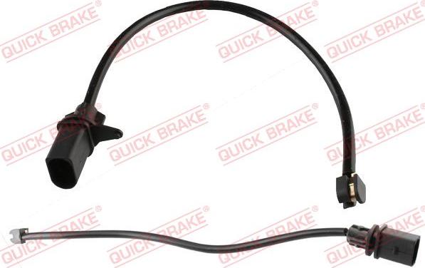 QUICK BRAKE WS 0486 A - Сигналізатор, знос гальмівних колодок autozip.com.ua