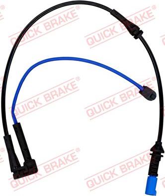 QUICK BRAKE WS 0502 A - Сигналізатор, знос гальмівних колодок autozip.com.ua