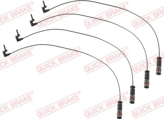 QUICK BRAKE WS 0118 A - Сигналізатор, знос гальмівних колодок autozip.com.ua