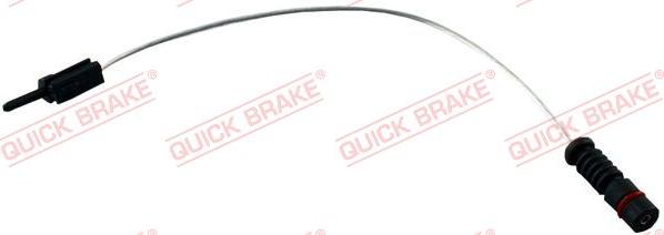 QUICK BRAKE WS 0182 B - Сигналізатор, знос гальмівних колодок autozip.com.ua