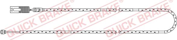 QUICK BRAKE WS 0246 A - Сигналізатор, знос гальмівних колодок autozip.com.ua