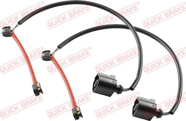 QUICK BRAKE WS 0225 A - Сигналізатор, знос гальмівних колодок autozip.com.ua