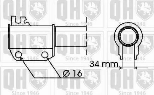 Quinton Hazell 178450 - Амортизатор autozip.com.ua