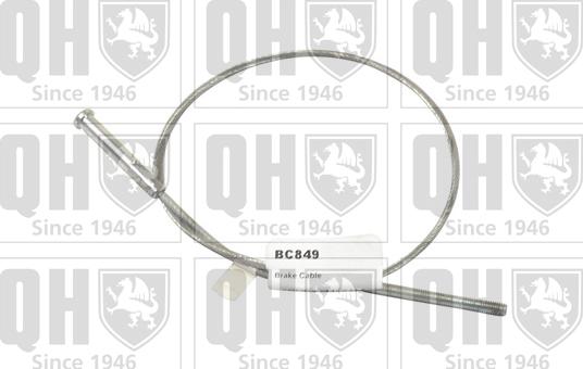 Quinton Hazell BC849 - Трос, гальмівна система autozip.com.ua