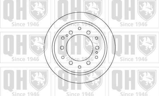 Quinton Hazell BDC4948 - Гальмівний диск autozip.com.ua