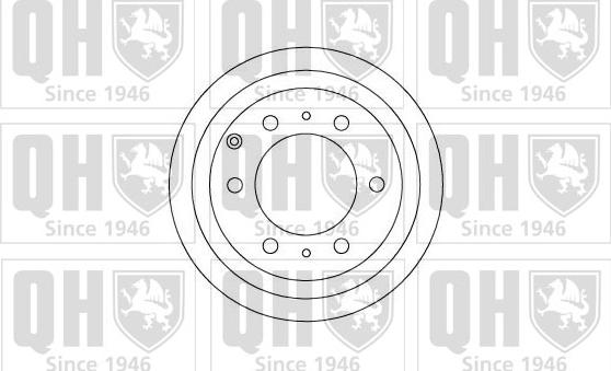 Quinton Hazell BDC4943 - Гальмівний диск autozip.com.ua