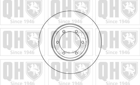 Quinton Hazell BDC4956 - Гальмівний диск autozip.com.ua