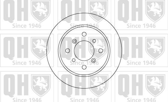 Quinton Hazell BDC4953 - Гальмівний диск autozip.com.ua