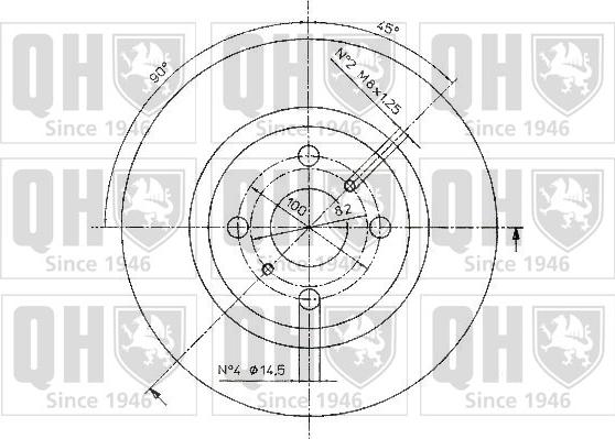 Quinton Hazell BDC4986 - Гальмівний диск autozip.com.ua