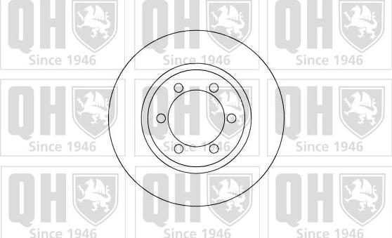 Quinton Hazell BDC4980 - Гальмівний диск autozip.com.ua