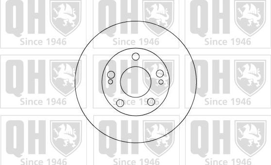 Quinton Hazell BDC4981 - Гальмівний диск autozip.com.ua