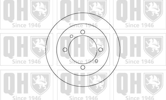 Quinton Hazell BDC4924 - Гальмівний диск autozip.com.ua