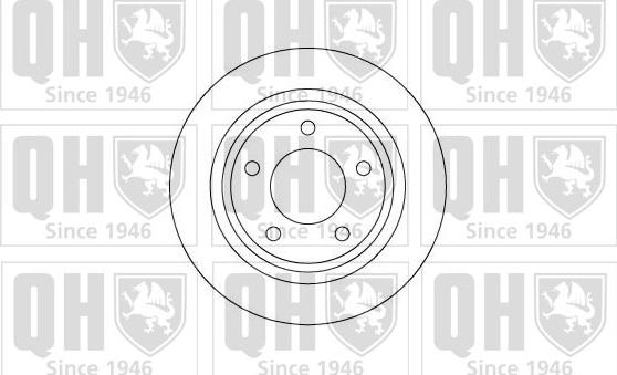 Quinton Hazell BDC4928 - Гальмівний диск autozip.com.ua