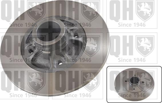 Quinton Hazell BDC4402 - Гальмівний диск autozip.com.ua