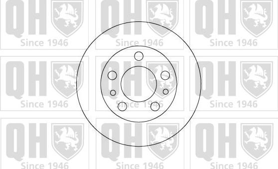 Quinton Hazell BDC4547 - Гальмівний диск autozip.com.ua