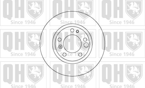 Quinton Hazell BDC4534 - Гальмівний диск autozip.com.ua